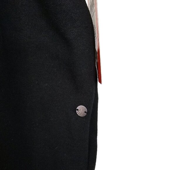 Ripzone Lounge Tie Waist Culottes Size 2X Black New With Tags - Picture 3 of 7